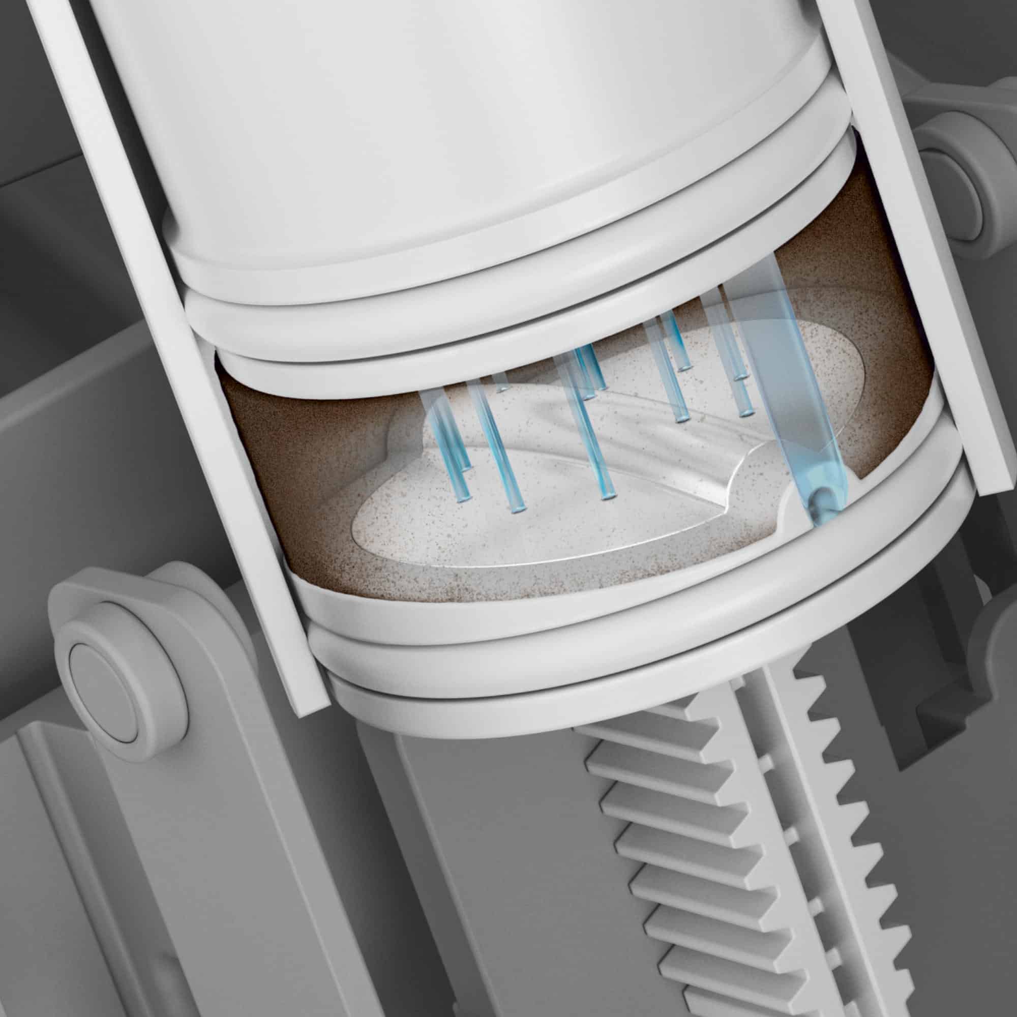 Jura Z10 Brüheinheit Aluminium White offen