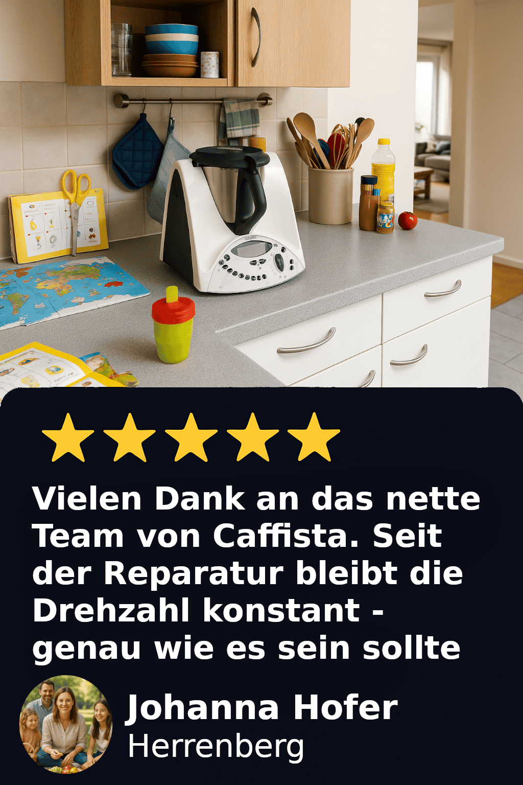 Reparatru der Drehzahl am TM31 war erfolgreich